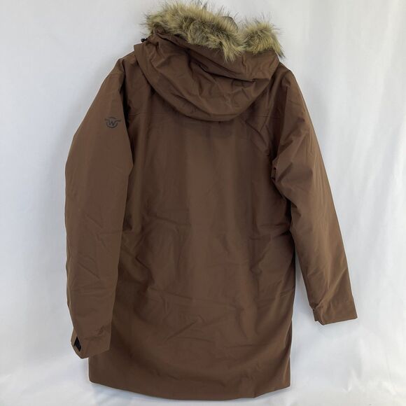 MOOSEJAW MJ Hooded Down Parka Jacket | Tall Walnut | Men’s Size Large | NEW - Picture 11 of 12